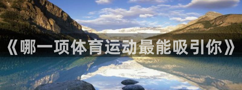 《哪一项体育运动最能吸引你》