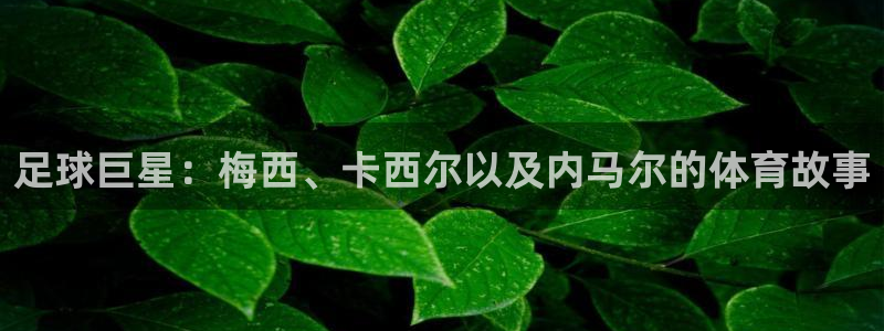 足球巨星：梅西、卡西尔以及内马尔的体育故事